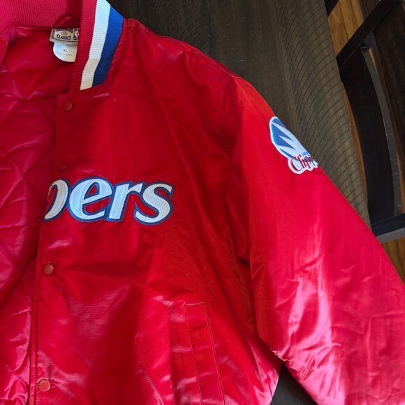 Throwback Hardwood Classics San Diego Clippers Bomber Jacket (XL) - Picture 8 of 11